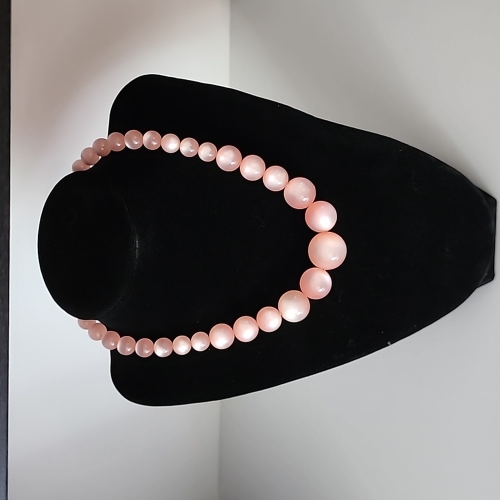 Antique glass beaded necklace